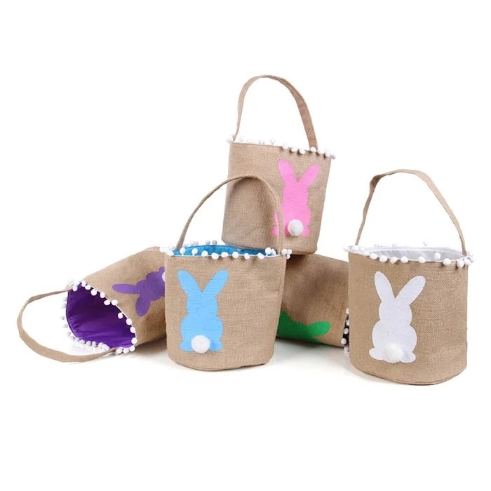 Jute Easter Bunny Basket